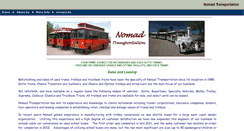 Desktop Screenshot of nomadtransportation.com